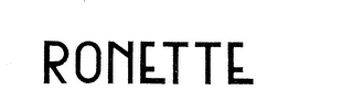 RONETTE logo