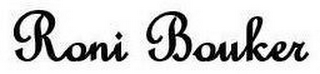 RONI BOUKER logo