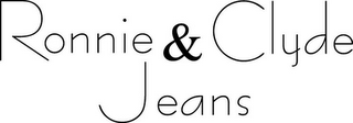 RONNIE & CLYDE JEANS logo