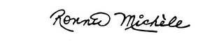 RONNIE MICHELE logo