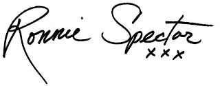 RONNIE SPECTOR XXX logo