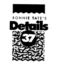 RONNIE TATE'S DETAILS 37 logo