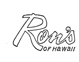 RON'S OF HAWAII logo