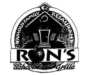 RON'S SCHOOLHOUSE GRILLE FAMOUS FAMILY RESASRANT logo