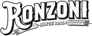RONZONI SINCE 1915 logo