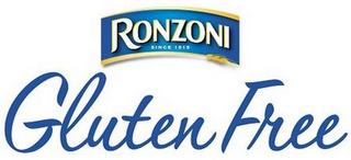 RONZONI SINCE 1915 GLUTEN FREE logo