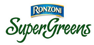 RONZONI SINCE 1915 SUPERGREENS logo