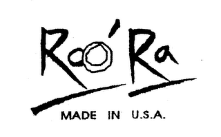 ROO RA MADE IN U.S.A. logo