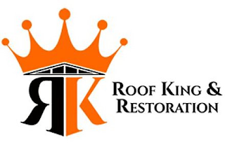ROOF KING & RESTORATION RK logo