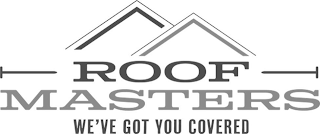 ROOF MASTERS WE'VE GOT YOU COVERED logo