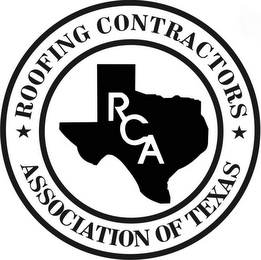 ROOFING CONTRACTORS ASSOCIATION OF TEXAS RCA logo