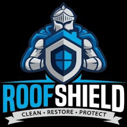 ROOFSHIELD CLEAN · RESTORE · PROTECT logo