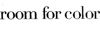 ROOM FOR COLOR logo