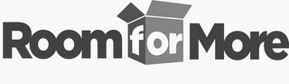 ROOM FOR MORE logo