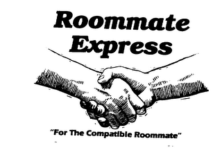 ROOMMATE EXPRESS "FOR THE COMPATIBLE ROOMMATE" logo