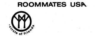 ROOMMATES USA CIRCLE OF FRIENDS logo