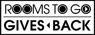 ROOMS TO GO GIVES BACK logo