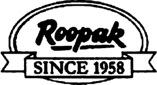 ROOPAK SINCE 1958 logo
