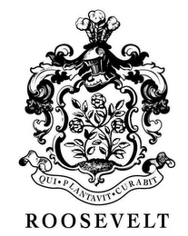 ROOSEVELT QUI PLANTAVIT CURABIT logo