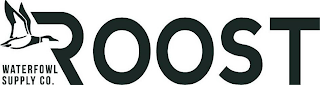 ROOST WATERFOWL SUPPLY CO. logo