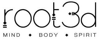 ROOT3D MIND BODY SPIRIT logo
