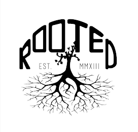 ROOTED EST. MMXIII logo
