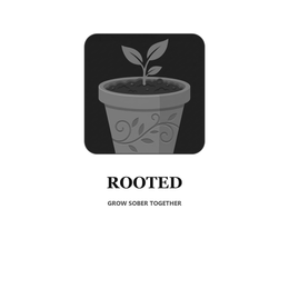 ROOTED GROW SOBER TOGETHER logo