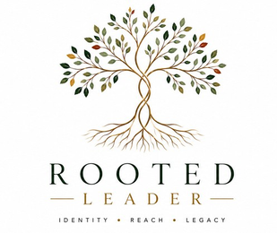 ROOTED LEADER IDENTITY REACH LEGACY logo