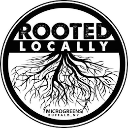 ROOTED LOCALLY MICROGREENS BUFFALO, NY logo