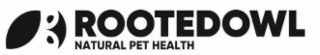 ROOTEDOWL NATURAL PET HEALTH logo