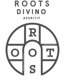 ROOTS DIVINO APERITIF R O O T S PRODUCT OF GREECE HANDCRAFTED logo
