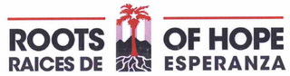 ROOTS RAICES DE OF HOPE ESPERANZO logo