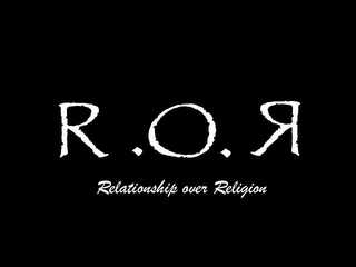 R.O.R RELATIONSHIP OVER RELIGION logo