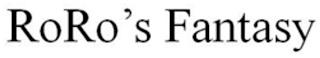 RORO'S FANTASY logo