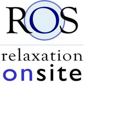 ROS RELAXATION ONSITE logo
