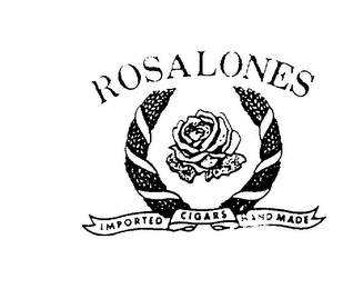 ROSALONES IMPORTED CIGARS HANDMADE logo