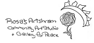ROSA'S ARTSHARM COMMUNITY ART STUDIO & GALLERY FOR PEACE logo