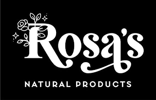 ROSA'S NATURAL PRODUCTS logo