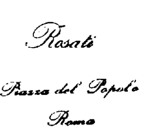 ROSATI PIAZZA DEL POPOLO ROMA logo