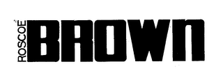 ROSCOE BROWN logo