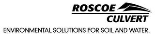 ROSCOE CULVERT ENVIRONMENTAL SOLUTIONS FOR SOIL AND WATER. logo