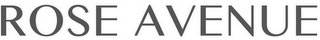 ROSE AVENUE logo