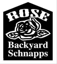 ROSE BACKYARD SCHNAPPS logo