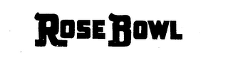 ROSE BOWL logo