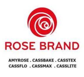 ROSE BRAND AMYROSE CASSBAKE CASSTEX CASSFLO CASSMAX CASSLITE logo
