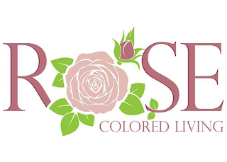 ROSE COLORED LIVING logo