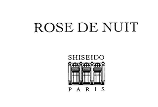 ROSE DE NUIT SHISEIDO  P A R I S logo