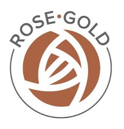 ROSE · GOLD logo
