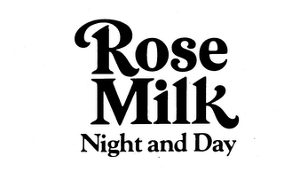 ROSE MILK NIGHT AND DAY logo
