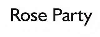 ROSE PARTY logo